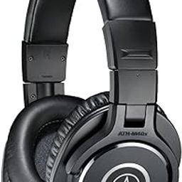 Audio-Technica ATH-M40X Professional Studio Monitor Over-Ear Headphones (Black)-30