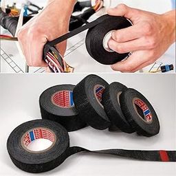 SWAMINE Car Wiring Tape for Wire Automotive Wiring Harness Cloth Tape for Auto Electrical Wrap, Protection, Insulation 19mm x 25 meter (1)-image-53