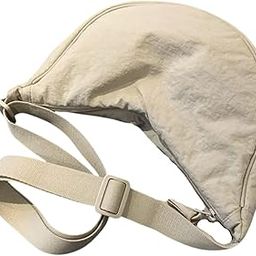 Crescent Bag Half-moon Shaped Crossbody Shoulder Bag with Adjustable Strap for Women Men School Sport Travel-54