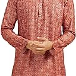 Men's Cotton Blend Printed Kurta (1pc)-image-78