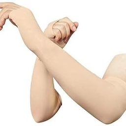 HOSVIN Sunlight Protection Cotton Arm Sleeves Men & Women Sunlight Protection from Dust, Pollution, Sunburn, UV Protection Suitable for, Sports-13