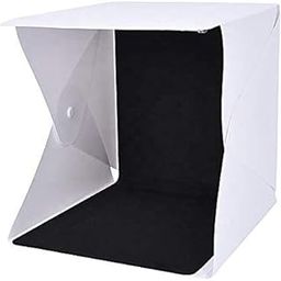 SMILEDRIVE® Mini Portable Professional Photo Light Booth Product Photography Booth Studio with 3 LED Strips– 40x40x40 cm - Made in India-image-36