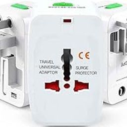 GO Kitchen Universal Travel Adapter, Worldwide All Over 150 International Countries with LED & Child Safety Shutter-Universal Socket Compatible in UK, Europe, USA, Australia, China, Japan & Thailand-18