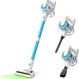 COSTAR Cordless 3 in 1 Stick&Handheld Vacuum Cleaner 120W Brushless Motor 16 Kpa Strong Suction Power |40 Min Battery Rechargeable Hoseless | 11 Length Adjustable| Washable Filter | Multi Nozzle M5-58