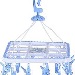 Sawardawalas Cloth Drying Hanger Rack (36 Clips)|360 Degree Portable & Rotatable Clips|Space Saving Travel & Durable Plastic|Size 40 x 38 x 30 CM-31