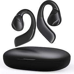 Tribit OpenGo Open Ear Earbuds, Bluetooth 5.3 Headphones, Over-Ear Wireless Earbuds, 104H Playtime, IPX5 Waterproof Open Earphones for Sports Workout Running, Black-25