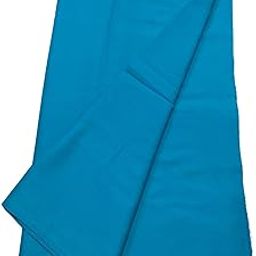 BKRKJ Women's Lizibizi Cotton Unstitched Dress Material Plain Fabric by Meter for Sewing Suit,Salwar,Blouse,Shirt,Kurta,Pyjama,Pathani,Kameez,Chudidar,Patiyala (Firozi Blue 25, 1.5 Meter)-picture-5