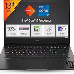 HP OMEN Gaming, 13th Gen Intel Core i7-13620H, 8GB NVIDIA RTX 4060, 16GB DDR5, 1TB SSD, 16.1-inch(40.9cm), 144Hz, IPS, FHD Gaming Laptop, RGB Backlit KB, B&O(Win 11, Office 21, Black, 2.35kg) wd0012TX-79