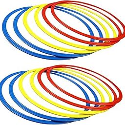 THE STYLE SUTRA Agility Training Rings Sturdy Home Gym for Athlete Soccer Trainer Basketball 30cm 12 Pieces-image-15