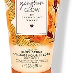 Bath and Body Works Gingham Glow Creamy Body Scrub |226 g / 8 oz |Creamy Body Scrub|Floral Fragrance|For Women-image-92