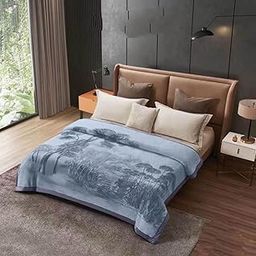 OMAJA HOME Luxury Style King Size Double Bed Blankets for Heavy Winter with Ultra Satin Special for Gift Purpose with Fancy Bag Packing (Pack of 1) (DB-A1)-image-46