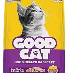 Real Chicken & Ocean Fish Cat Food|Gently Oven Baked Kibbles/Contain Tuna, Mackerel, Indian Salmon |Fortified With Vitamin A, D, E & Omega 3 & 6 |1.3 Kg,All Life Stages-image-46
