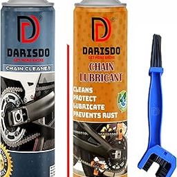 Darisdo Chain Lube and Chain Cleaner Cleans Chain Grease & Lubricant Protect Against Rust with Brush (500+500 ml)-picture-4