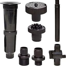 Venus Aqua AIM Dophin Fountain Head Set Fountain kit Plastic Black Large 3-Shapes-image-46