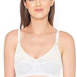 Women’s Non-Padded, Non-Wired, Cotton Chikankari Bra (BR048)-picture-33