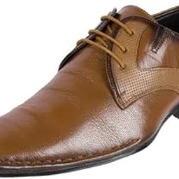 metro Men Leather Formal Low-Heel Lace-Up Shoes-picture-24