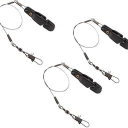 SAZ DEKOR 3pcs Snap Release Clip w/Leader Snap for Outrigger Downrigger Planer Board-image-52