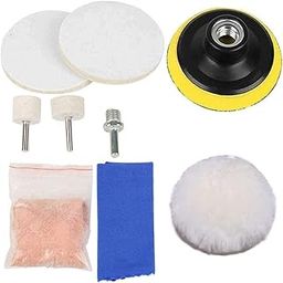DIY Crafts 200 Grm Kit, Dark Pink Cerium Oxide, 8 Pcs 3"inch Car Windshield Polishing Scratch Removal Polished Remover Repair Cerium Oxide Powder TREO 95%(200 Grm Kit, Dark Pink Cerium Oxide)-picture-16