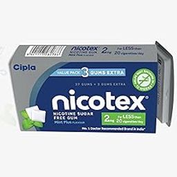 Nicotex Gums, 2mg, Mint Plus - Tin, 40 Gums-image-28