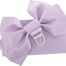 Kimono Obi Japanese Sash Belt Waistband Bow Floral Pattern Cummerbund Sash Purple Clothing, Shoes & Accessories | Womens Accessories | Belts-image-44