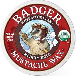 Badger Balm - Mustache Wax - Navigator Class Man Care - .75 oz-33