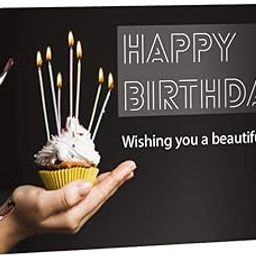 100 Yellow Happy Birthday Wishes: Special Scrapbook Photo Album| 40 A5 Pages | Size : 15.2 Cm X 21.5 |Black-picture-16