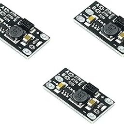 xcluma 3.7V to 12V mini DC-DC boost module, support 5V/8V/9V/12V output, lithium battery boost (Pack of 3)-13