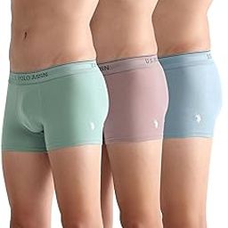 Mid Rise Solid OET15 Trunks Underwear - Pack of 3-25
