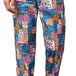 Men's Multicolor Cotton Lounge Pants- USPJ2308-picture-55