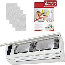 FABLIFE AC filters for converting AC into air purifier,Easy Self installation. Total 4 sheets.-image-62