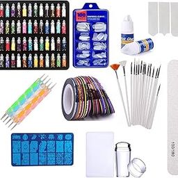 Nail Art Tools All in one Complete Nail Art Kit for Home use, Learners & Professional - Gift for Women-image-69