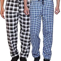 Men's Cotton Checkered Pajama (Pack of 2)-picture-26