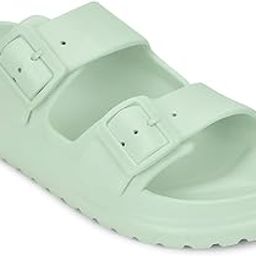 liberty A-HA EASYPRO Slippers for Women - Light Green & Purple | Casual Slip-on Flats/Slippers Footwear - Buckle Closure | Casual Outdoor Chappal, Monsoon, Rainy Season Footwear for Ladies-picture-26