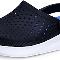 Men's Classic Ultra Soft Clogs/Sandals with Adjustable Back Strap for Adult| Comfortable & Lightweight| Stylish & Anti-Skid|Indoor & Outdoor Waterproof Casual Mules Gents & Boys D-530-30