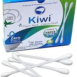 Ear Cleaning Buds Wooden Cotton Swabs for Removing Ear Wax - 100 Buds-image-69