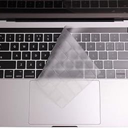 OJOS Ultra Thin Keyboard Cover Skin for MacBook Pro with Touch Bar 13" and 15" (Model Number A2159 A1706 A1707 A1989 A1990, 2019 2018 2017 2016 Release) Keyboard Protector, Clear-20