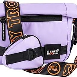 Radiant Waist Bags for Men Women- Premium Stitching, Branded Zippers, Water Resistant Pocket, Fanny Pack for Hiking Travel, Lightweight & Tough, Quick-Access Pocket (Lavender)-image-41