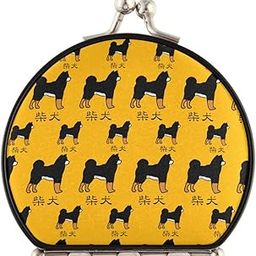 Augenstern Travel Makeup Mirror Japan-Shiba-Inu-Orange Foldable Cosmetic Mirror Pocket Mirror-image-86