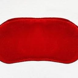 Juzzii Silk Velvet Super Soft & Smooth Sleep Mask Eye Shades For Men Women Girls Boys Kids Color-Red-picture-11