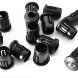 20pcs black Plastic 5mm LED Holder Clip Cover-19