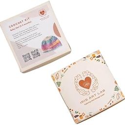 Iris Art Lab DIY Crochet Baby Hat Kit for 0-3 Months – Soft & Easy, Perfect for Beginners, Handmade Baby Gift-image-22