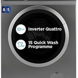 Midea 8Kg/5Kg 5 Star Inverter Fully Automatic Washer Dryer (Mf100D80B/T-In, Titanium Silver, Inbuilt Heater) - Front Load-image-84