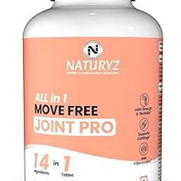 NATURYZ Move Free JOINT PRO Glucosamine Chondroitin Boswellia Supplement for Men & Women | Highest 14 Anti Inflammatory Nutrients | Cartilage Support | Collagen Builder | Joint Strength, Pain & Stiffness Relief – 50 tablets-image-43