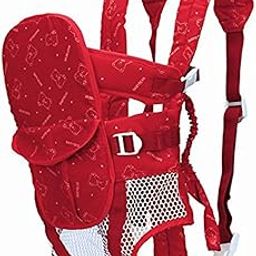 Baby Bucket 6 in 1 Position Taddy Baby Carrier (Red)-image-59