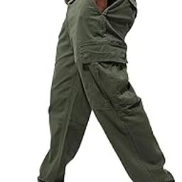 Men's Regular Fit Low Rise Cargo Pant-image-28