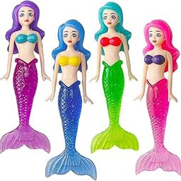 4 Pcs Pool Toys, Beach Toys,for Kids – Colorful Sinkable Torpedo Toys for Pool Dive Training Family-Friendly Water Sports Accessories-10