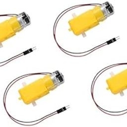 RASHRI ; One For All (4 Pcs) DC Bo Motor Electric Dual Shaft Motor Wire attached Dual Shaft Gear Motor Magnetic Gearbox Engine for Smart Car and DIY Kits-picture-20