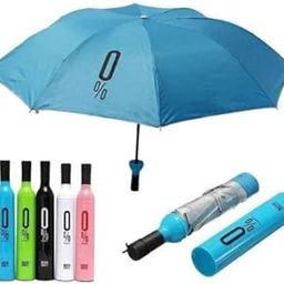 Bottle Umbrella Travel Folding Portable Bottle Umbrella Unisex Windproof UV and Rain Protection-image-67