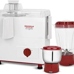 Maharaja Whiteline Gala Happiness Juicer Mixer Grinder With 2 Jars | Long Lasting Performance With 450 Watts| Food Grade Safe | High Grade Mesh For Efficient Juicing | 2 Year Warranty (White)-15