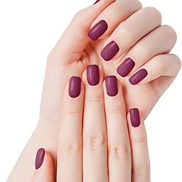 FACES CANADA Ultime Pro Splash Instant Manicure - Mulberry | 16 Pcs Press On Nail Extensions | Artificial Fake Nail Set | Long lasting and Durable | Lightweight & Comfortable-17